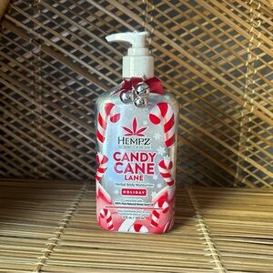 HEMPZ CANDY CANE LANE HERBAL BODY MOISTURIZER 17 fl oz LIMITED HOLIDAY EDITION